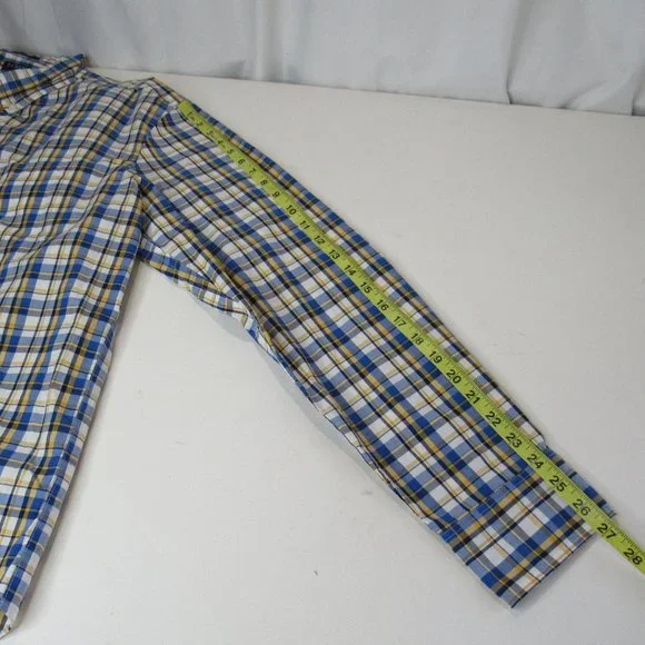 J.Crew Factory Men’s Slim Plaid Flex Casual Shirt Size XXL - Picture 9 of 10